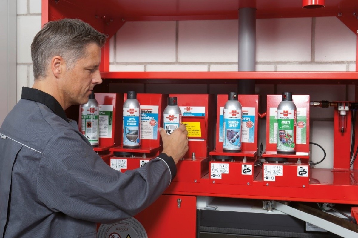 Würth refillo® self-filling tool set Würth refillo® self-filling tool set
